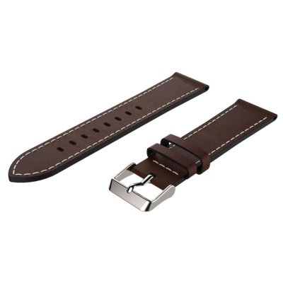 Köp Klassiskt Läderarmband Samsung Galaxy Watch 6 44mm Brun Online