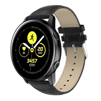 Läderarmband Samsung Galaxy Watch FE Svart