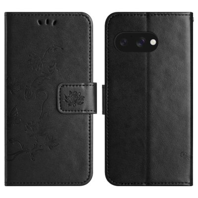 Läderfodral Fjärilar Google Pixel 9a Svart