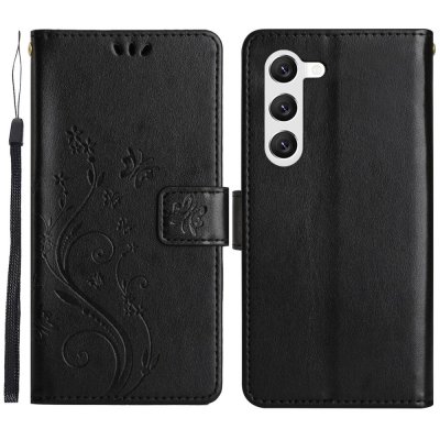 Köp Läderfodral Fjärilar Samsung Galaxy S23 Svart Online