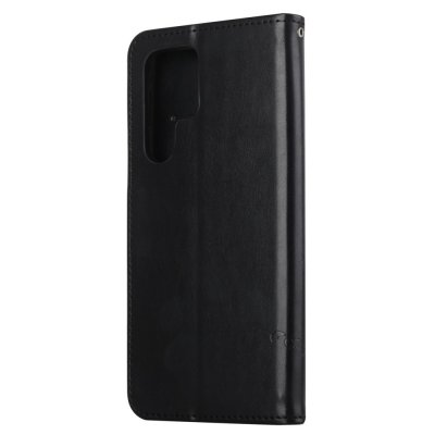 Köp Läderfodral Fjärilar Samsung Galaxy S24 Ultra Svart Online