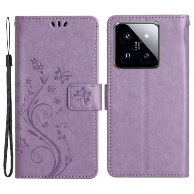 Läderfodral Xiaomi 14 Lila