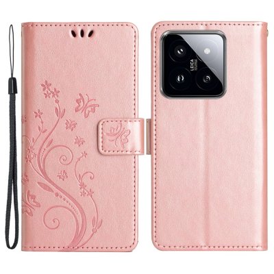 Läderfodral Xiaomi 14 Rosa