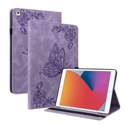 Läderfodral iPad 10.2 9th Gen (2021) Lila