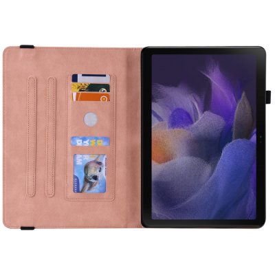 Köp Läderfodral Samsung Galaxy Tab A8 10.5 Fjärilar Rosa Online