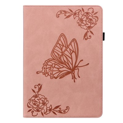 Köp Läderfodral Samsung Galaxy Tab A8 10.5 Fjärilar Rosa Online