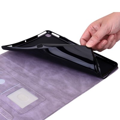 Köp Läderfodral Samsung Galaxy Tab A9 Plus Fjärilar Lila Online