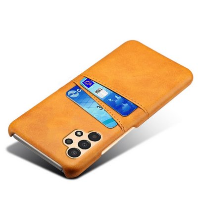 Köp Läderskal Kortfack Samsung Galaxy A13 Cognac Online