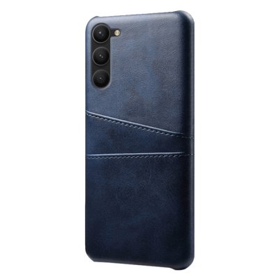 Köp Läderskal Kortfack Samsung Galaxy S23 Blå Online
