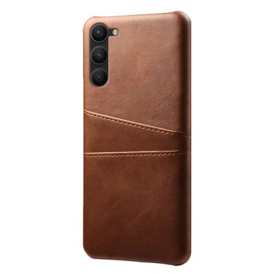 Köp Läderskal Kortfack Samsung Galaxy S23 Brun Online