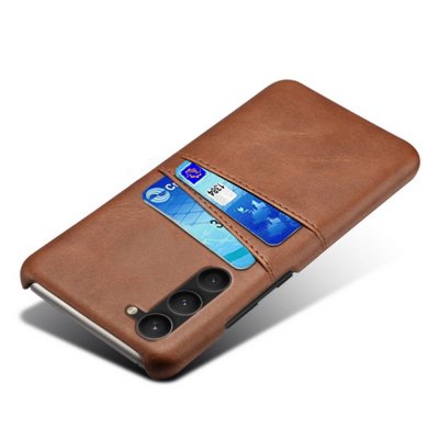 Köp Läderskal Kortfack Samsung Galaxy S23 Brun Online