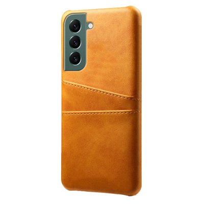 Köp Läderskal Kortfack Samsung Galaxy S24 Plus Cognac Online