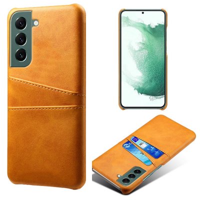 Köp Läderskal Kortfack Samsung Galaxy S24 Plus Cognac Online