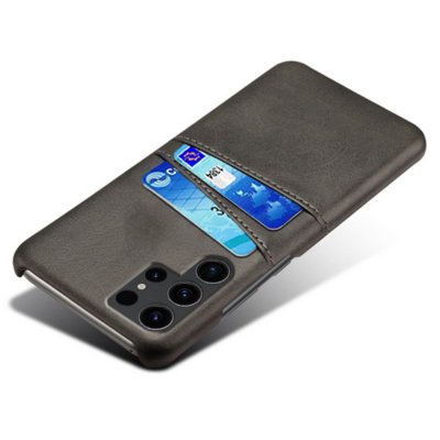 Köp Läderskal Kortfack Samsung Galaxy S24 Ultra Svart Online