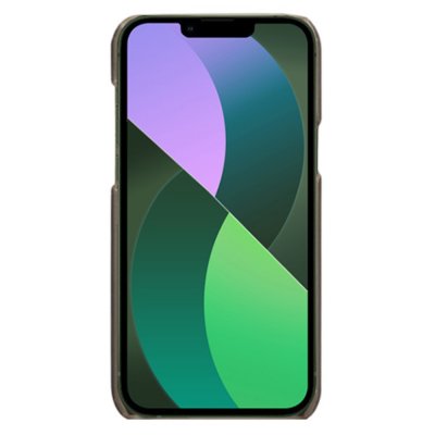 Köp Läderskal Med Kortfack iPhone 14 Plus Grå Online