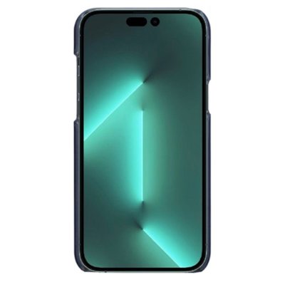 Köp Läderskal Med Kortfack iPhone 14 Pro Blå Online