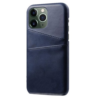 Läderskal Med Kortfack iPhone 14 Pro Max Blå - Techhuset.se