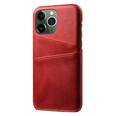 Köp Läderskal Med Kortfack iPhone 14 Pro Röd Online