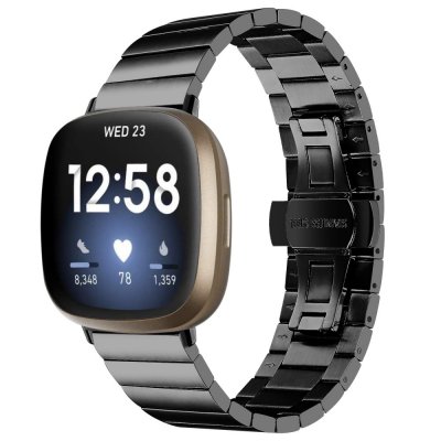 Köp Länkarmband Fitbit Versa 4/Sense 2 Svart Online