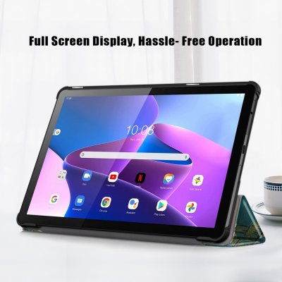 Lenovo Tab M10 (3rd gen) Fodral Tri-fold Körsbärsblommor - Techhuset.se