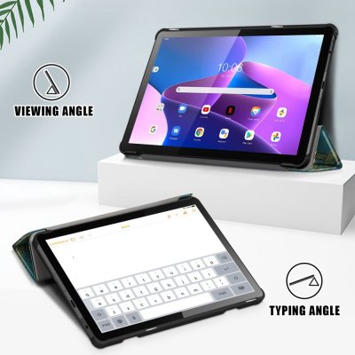 Lenovo Tab M10 (3rd gen) Fodral Tri-fold Körsbärsblommor - Techhuset.se