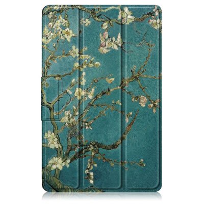Lenovo Tab M10 (3rd gen) Fodral Tri-fold Körsbärsblommor - Techhuset.se