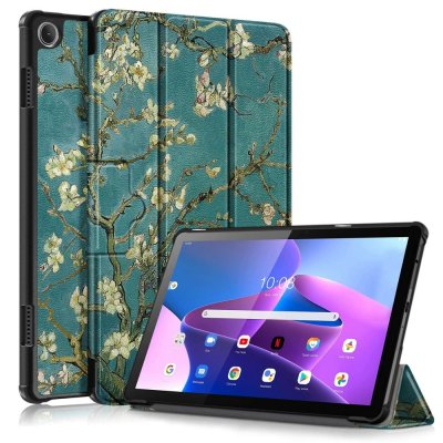 Lenovo Tab M10 (3rd gen) Fodral Tri-fold Körsbärsblommor - Techhuset.se