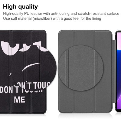 Lenovo Tab M10 Plus (3rd gen) Fodral Tri-fold Don't Touch Me - Techhuset.se