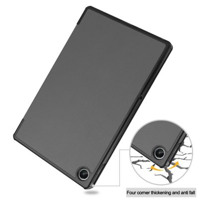 Lenovo Tab M10 Plus (3rd gen) Fodral Tri-fold Grå - Techhuset.se