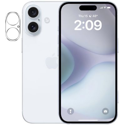 Linsskydd iPhone 16 Härdat Glas