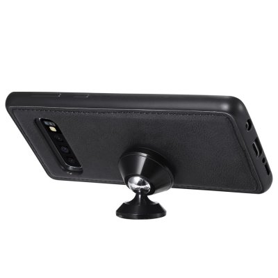 Magnet Leather Wallet Samsung Galaxy S10 Svart - Techhuset.se
