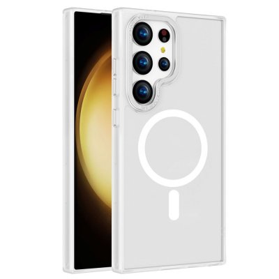 Köp Magnetic MagSafe Skal Samsung Galaxy S24 Ultra Matt Vit Online