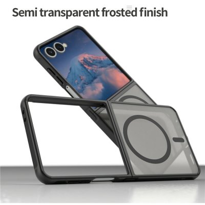 Magnetic MagSafe Skal Samsung Galaxy Z Flip 7 Matt Svart