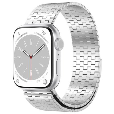 Köp Magnetiskt Metallarmband Apple Watch 41mm Series 9 Silver Online