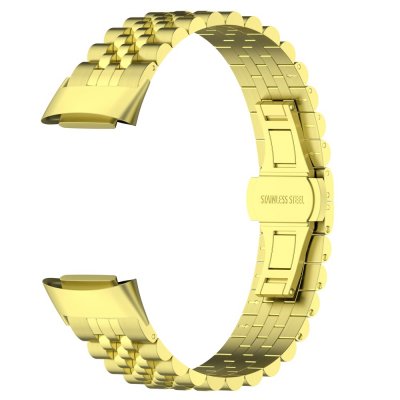 Köp Metallarmband Fitbit Charge 5 i Fjärilsspänne Guld Online