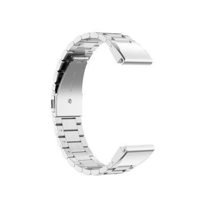 Avtagbart silverarmband i metall till Garmin Fenix 8 Pro 47mm – helvy framifrån