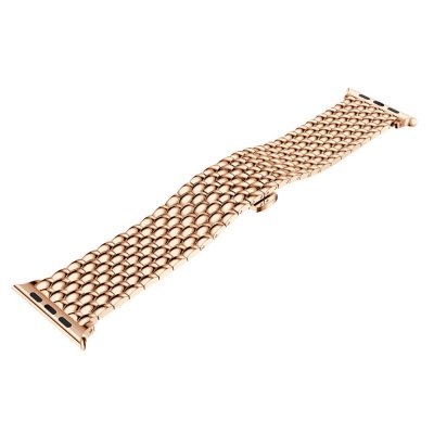 Köp Metallarmband i Fjärilspänne Apple Watch Ultra 2 49mm Roséguld Online