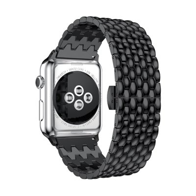 Köp Metallarmband i Fjärilspänne Apple Watch Ultra 2 49mm Svart Online