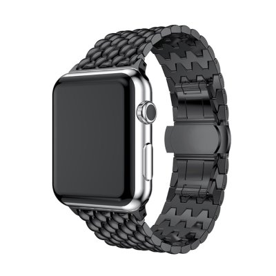 Köp Metallarmband i Fjärilspänne Apple Watch Ultra 2 49mm Svart Online