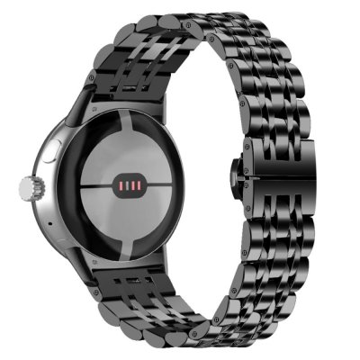 Metallarmband i Fjärilspänne Google Pixel Watch 4 41mm Svart