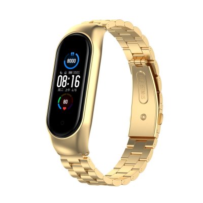 Metallarmband Xiaomi Mi Band 5/6 Guld - Techhuset.se