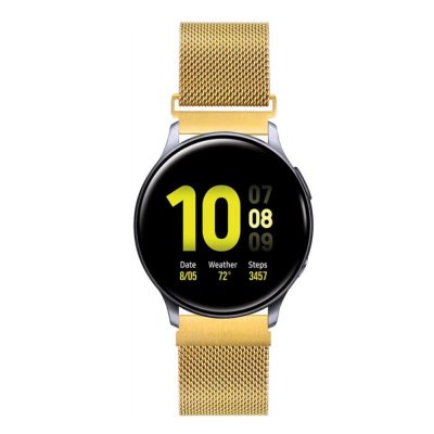 Köp Milanese Armband Samsung Galaxy Watch 5 40/44/Pro 45 mm Guld Online