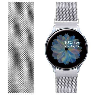 Köp Milanese Armband Samsung Galaxy Watch 5 40/44/Pro 45 mm Silver Online