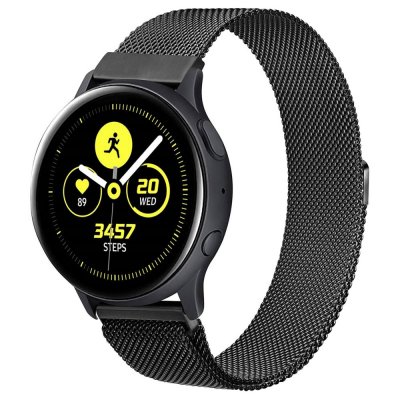 Milanese Armband Samsung Galaxy Watch FE Svart