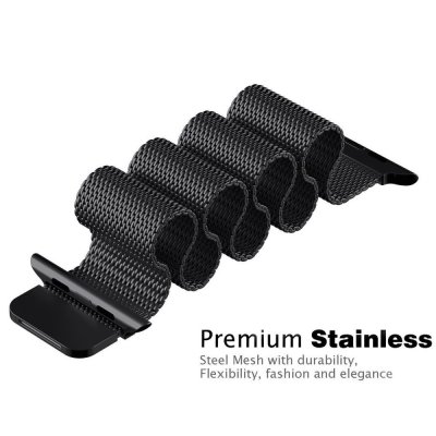 Köp Milanese Loop Armband Apple Watch 41mm Series 9 Svart Online