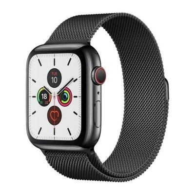 Köp Milanese Loop Armband Apple Watch 45mm Series 9 Svart Online