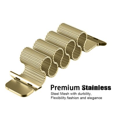 Köp Milanese Loop Armband Apple Watch Ultra 2 49mm Guld Online