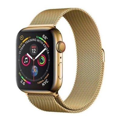 Köp Milanese Loop Armband Apple Watch Ultra 2 49mm Guld Online