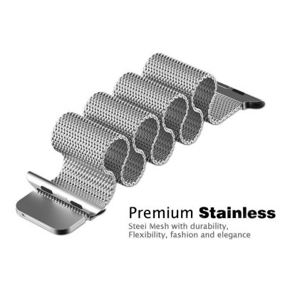 Köp Milanese Loop Armband Apple Watch Ultra 3 49mm Silver Online