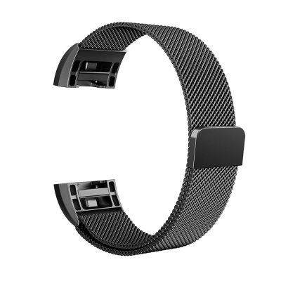 Milanese Loop Armband Fitbit Charge 2 Svart - Techhuset.se